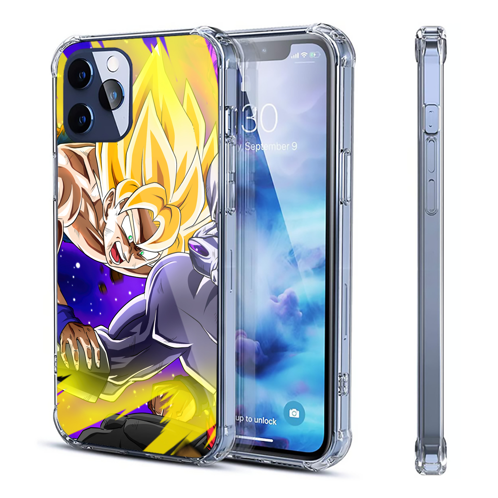 （画像用） ドラゴンボール DRAGON BALL 【iPhone 12シリーズ対応】透明スマホケース（クリアソフトケース）